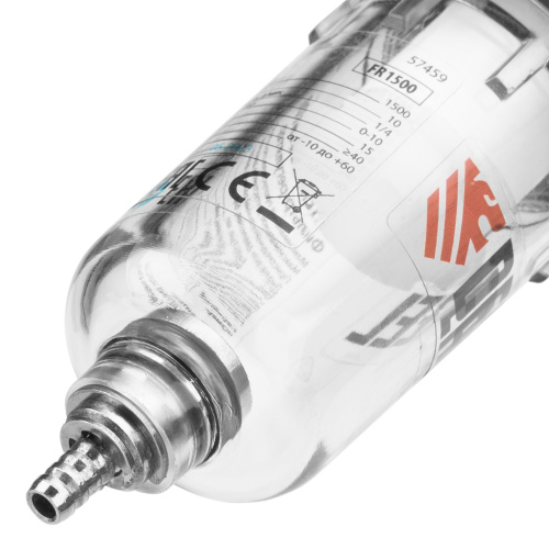 Фильтр-регулятор FR1500, 10 бар, 1500 л/мин, 1/4" Denzel по ценам производителя в Санкт-Петербурге с доставкой по всей России