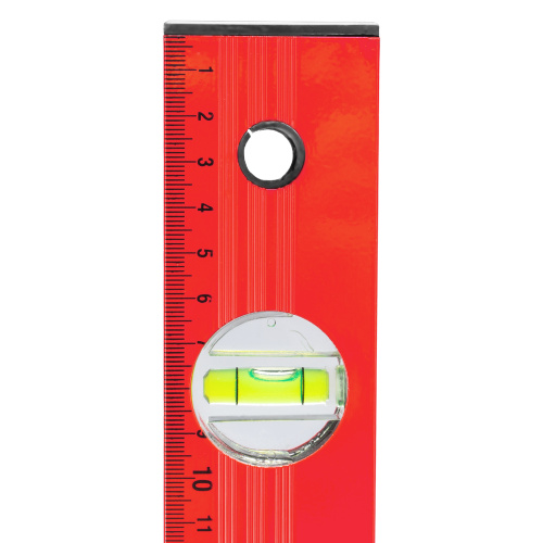 Уровень алюминиевый, 2000 мм, 3 глазка, красный, линейка Matrix по ценам производителя в Санкт-Петербурге с доставкой по всей России