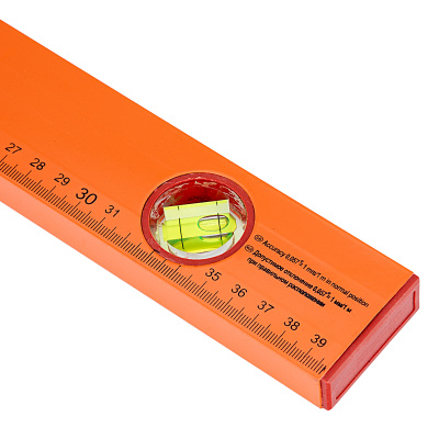 Уровень алюминиевый, 400 мм, 3 глазка, желтый, линейка Sparta по ценам производителя в Санкт-Петербурге с доставкой по всей России