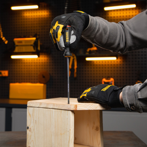 Отвертка PH1х150 мм, CrV, трехкомпонентная рукоятка Denzel по ценам производителя в Санкт-Петербурге с доставкой по всей России