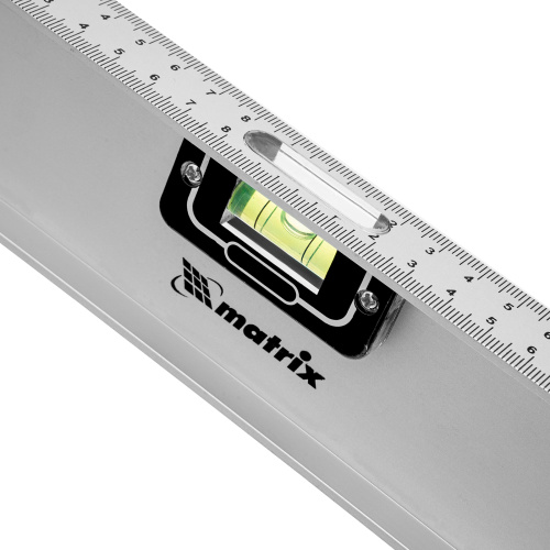 Уровень алюминиевый "Рельс", 800 мм, 3 глазка (1 поворотный) Matrix по ценам производителя в Санкт-Петербурге с доставкой по всей России