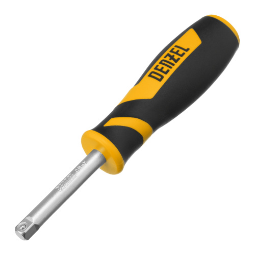 Набор инструментов, 1/2", 1/4", CrV, S2, пластиковый кейс, 64 предмета Denzel по ценам производителя в Санкт-Петербурге с доставкой по всей России