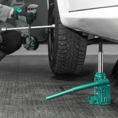 Домкрат гидравлический бутылочный, 2 т, 150-280 мм, в пласт. кейсе Сибртех по ценам производителя в Санкт-Петербурге с доставкой по всей России