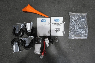 Генератор дизельный 7,0 кВт 220В с электростартером и колесами TOR KM7000D по ценам производителя в Санкт-Петербурге с доставкой по всей России