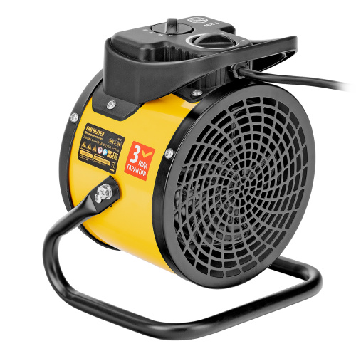 Тепловая пушка, керамический нагреватель (тепловентилятор) DHC 2-100, 230 В, 0.025/1/2 кВт Denzel по ценам производителя в Санкт-Петербурге с доставкой по всей России