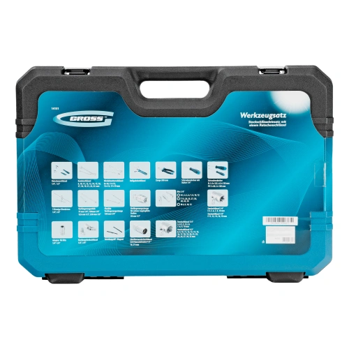 Набор инструментов, 1/4", 1/2", CrV, 120 зубьев, 101 предмет Gross купить в Москве с доставкой по всей России | ProtosMarket.ru