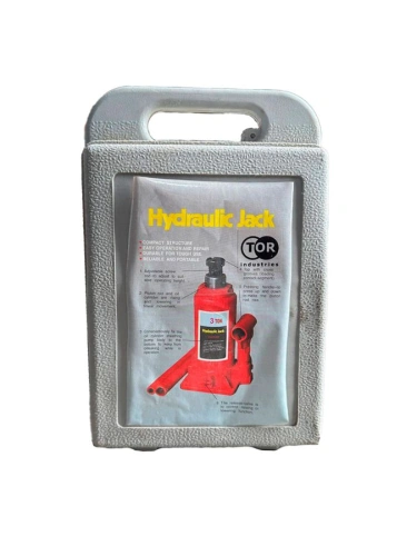 Домкрат гидравлический TOR ДГ-3 г/п 3,0 т (в пластиковом кейсе) по ценам производителя в Санкт-Петербурге с доставкой по всей России