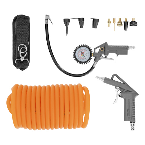 Компрессор воздушный DL1300, 10 бар, 1,3 кВт 180 л/мин 5 л, с набором аксессуаров Denzel по ценам производителя в Санкт-Петербурге с доставкой по всей России