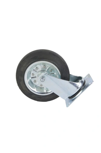 Колесо поворотное усиленное резина SRC 80 200 мм по ценам производителя в Санкт-Петербурге с доставкой по всей России