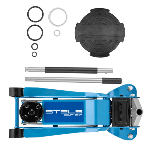 Домкрат гидравлический подкатной, быстрый подъем, 3.5т, Low Profile Quick, 100-565 мм, профессиональный Stels по ценам производителя в Санкт-Петербурге с доставкой по всей России