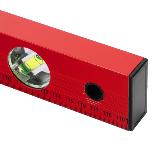 Уровень алюминиевый, 1200 мм, 3 глазка, красный, линейка Matrix по ценам производителя в Санкт-Петербурге с доставкой по всей России