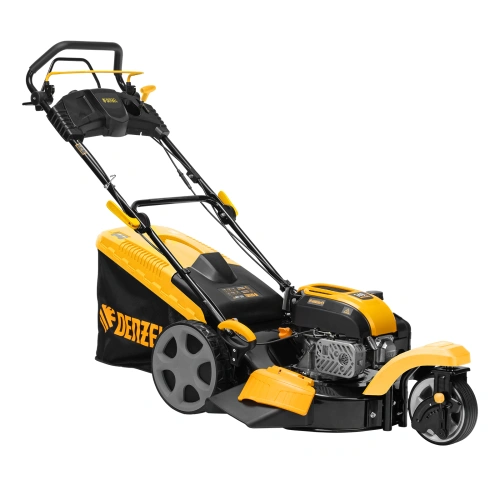 Бензиновая газонокосилка GLT-460SP-T, Trike 149 см3, 46 см, привод, панель, 60л Denzel купить в Москве с доставкой по всей России | ProtosMarket.ru