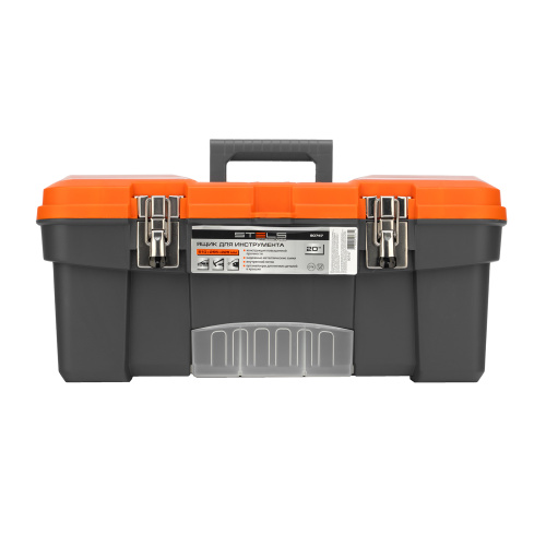 Ящик для инструмента с мет. замками 20", 510х255x225 мм Stels купить в Москве с доставкой по всей России | ProtosMarket.ru