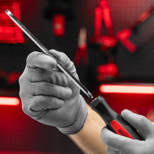 Отвертка комбинированная SL6/PH2 мм, CrV, антискользящая двухкомпонентная рукоятка Matrix по ценам производителя в Санкт-Петербурге с доставкой по всей России