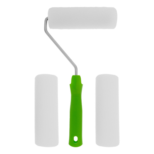 Валик "Поролон" с ручкой и 2 шубки 140 мм, D 42 мм, D ручки 6 мм Сибртех купить в Москве с доставкой по всей России | ProtosMarket.ru