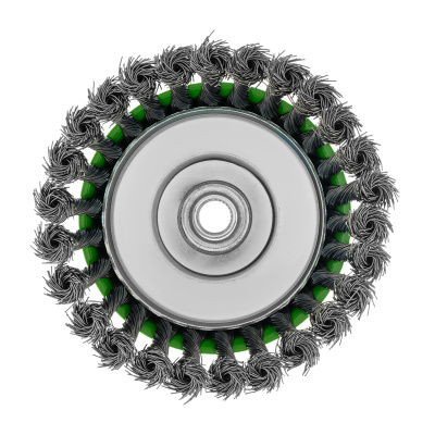 Щетка для УШМ, 125 мм, М14, "чашка", крученая металлическая проволока Сибртех по ценам производителя в Санкт-Петербурге с доставкой по всей России