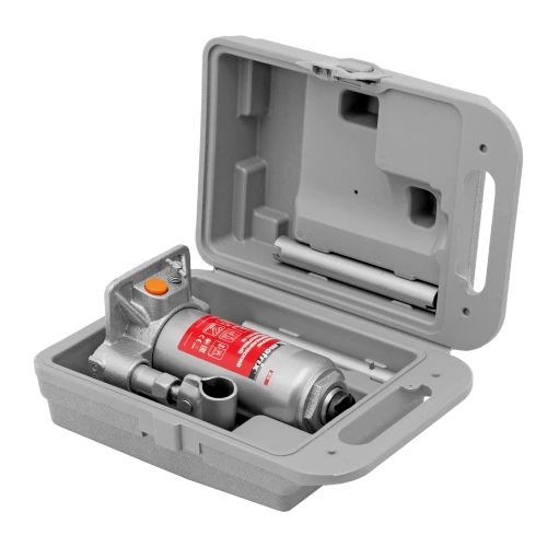 Домкрат гидравлический бутылочный, 3 т, h подъема 178-343 мм, в пластиковом кейсе Matrix по ценам производителя в Санкт-Петербурге с доставкой по всей России