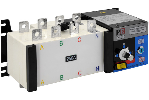 Реверсивный рубильник АВР (устройство автоматического ввода резерва) SHIQ5-250 4P по ценам производителя в Санкт-Петербурге с доставкой по всей России