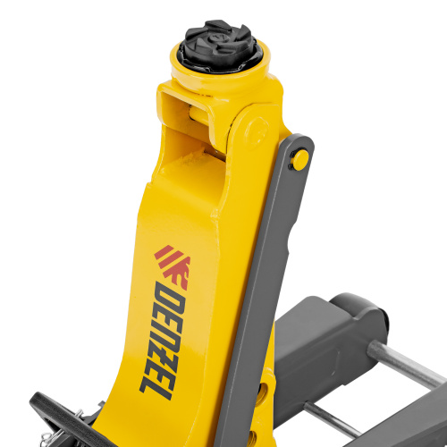 Домкрат гидравлический подкатной с фиксатором, 2,5 т,  85-385 мм, в пласт. кейсе Denzel по ценам производителя в Санкт-Петербурге с доставкой по всей России