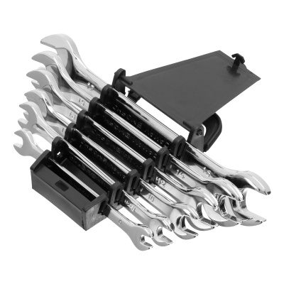 Набор ключей рожковых 6 шт, 6-17 мм, CrV, Elliptical, зеркальное хромирование Matrix купить в Москве с доставкой по всей России | ProtosMarket.ru