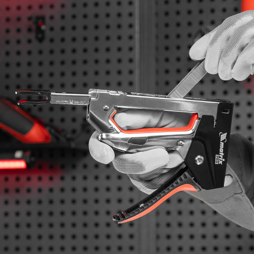 Степлер мебельный, стальной, быстрая загрузка, тип скобы 53, 6-10 мм, PRO Matrix купить в Москве с доставкой по всей России | ProtosMarket.ru