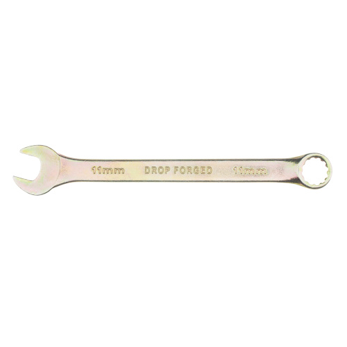 Ключ комбинированный, 11 мм, желтый цинк Сибртех купить в Москве с доставкой по всей России | ProtosMarket.ru