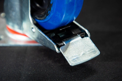 Колесо поворотное резина SRCLb 55 125 мм с тормозом (F) по ценам производителя в Санкт-Петербурге с доставкой по всей России