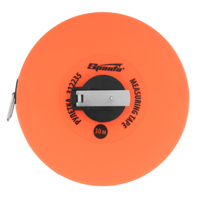 Рулетка геодезическая, 30 м х 12,5 мм, лента ПВХ, закрытый круглый корпус Sparta по ценам производителя в Санкт-Петербурге с доставкой по всей России