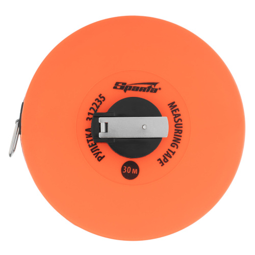 Рулетка геодезическая, 30 м х 12,5 мм, лента ПВХ, закрытый круглый корпус Sparta по ценам производителя в Санкт-Петербурге с доставкой по всей России