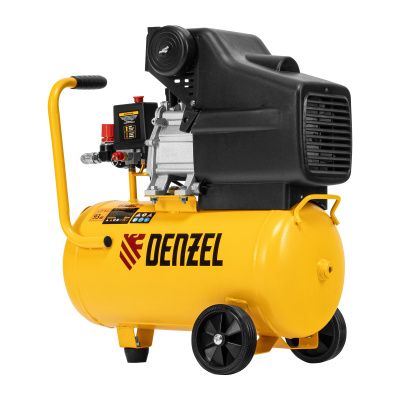 Компрессор воздушный DC1500/24, прямой привод, 1.5 кВт, 24 литра, 220 л/мин Denzel по ценам производителя в Санкт-Петербурге с доставкой по всей России