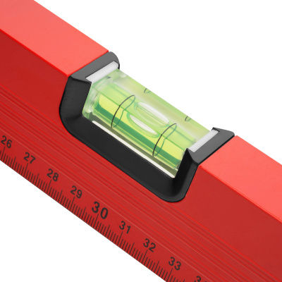 Уровень алюминиевый, 600 мм, 3 глазка, красный, линейка Matrix по ценам производителя в Санкт-Петербурге с доставкой по всей России