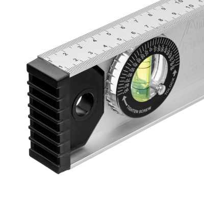 Уровень алюминиевый "Рельс", 800 мм, 3 глазка (1 поворотный) Matrix по ценам производителя в Санкт-Петербурге с доставкой по всей России