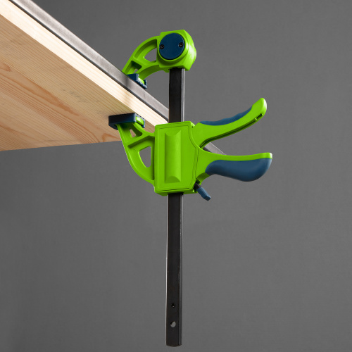 Струбцина F-образная, быстрозажимная, 150 х 70 х 360 мм, пластиковый корпус, фиксатор, двухкомпонентная рукоятка Сибртех купить в Москве с доставкой по всей России | ProtosMarket.ru