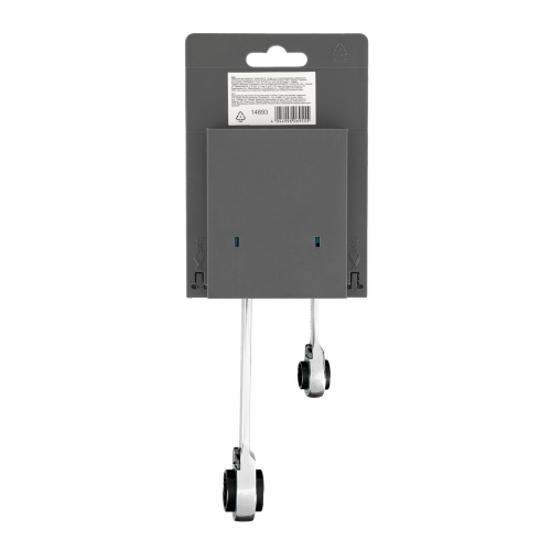 Набор ключей накидных с трещоткой, 8-19 мм, 2 шт, многоразмерные, реверсивные, CrV Gross купить в Москве с доставкой по всей России | ProtosMarket.ru