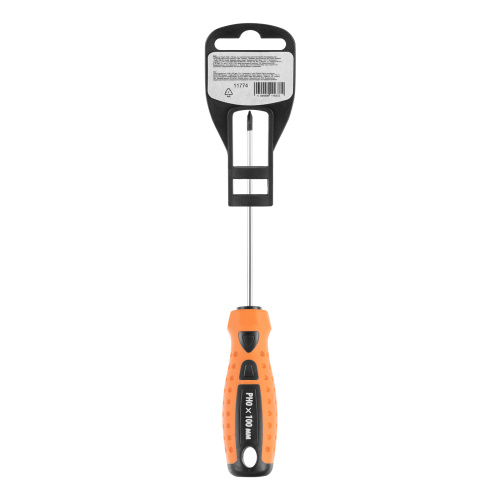 Отвертка "Point", PH0 х 100 мм, CS, двухкомпонентная рукоятка Sparta по ценам производителя в Санкт-Петербурге с доставкой по всей России