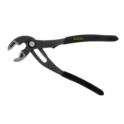 Клещи переставные, кнопочный механизм, обливные рукоятки, 180 мм Denzel купить в Москве с доставкой по всей России | ProtosMarket.ru