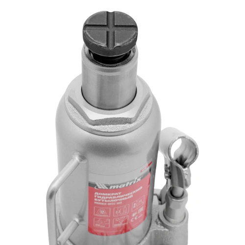 Домкрат гидравлический бутылочный, 12 т, h подъема 230-465 мм Matrix по ценам производителя в Санкт-Петербурге с доставкой по всей России