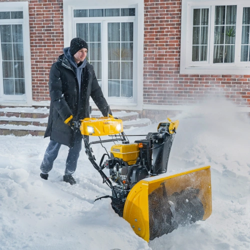 Бензиновая снегоуборочная машина SBL 711DT PRO, 420cc, гусеницы, эл.старт, блок. дифф. Denzel купить в Москве с доставкой по всей России | ProtosMarket.ru