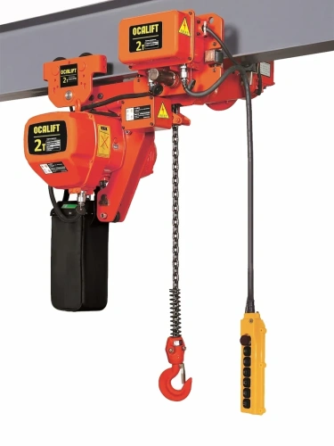 2т 12м УСВ таль цепная ТЭЦ OCALIFT 02-01LHS 380в передвижная односкоростная по ценам производителя в Санкт-Петербурге с доставкой по всей России