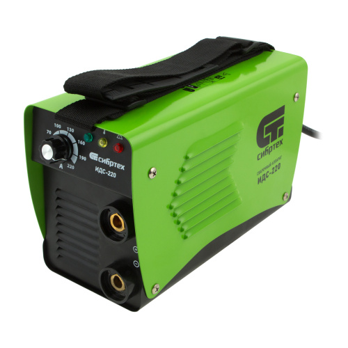 Аппарат инверторный дуговой сварки ИДС-220, 220 А, ПВ 80%, диаметр электрода 1.6-5 мм Сибртех по ценам производителя в Санкт-Петербурге с доставкой по всей России