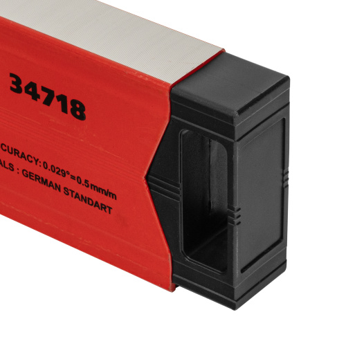 Уровень алюминиевый магнитный, 1800 мм, фрезерованный, 3 глазка (1 зеркальный) усиленный Matrix купить в Москве с доставкой по всей России | ProtosMarket.ru