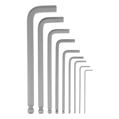 Набор ключей имбусовых, HEX, 2-12 мм, CrV, 9 шт., удлиненные, с шаром Сибртех купить в Москве с доставкой по всей России | ProtosMarket.ru