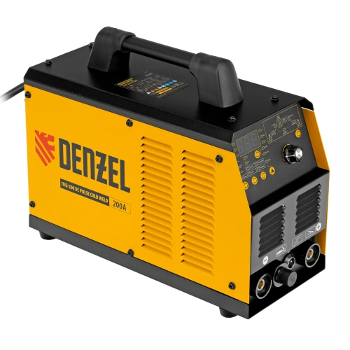Аппарат инвертор. аргонодуговой сварки ITIG-200 DС Pulse Cold Weld, 200 А, ПВ 60% Denzel по ценам производителя в Санкт-Петербурге с доставкой по всей России