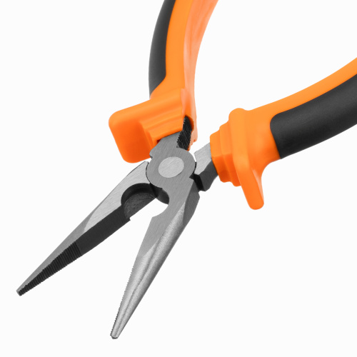 Длинногубцы прямые Comfort, 180 мм, шлифованные, двухкомпонентные рукоятки Sparta купить в Москве с доставкой по всей России | ProtosMarket.ru