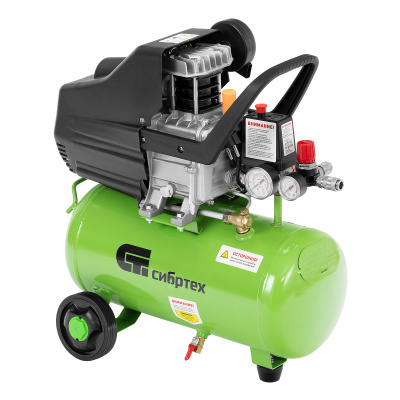 Компрессор воздушный КК-1100/22, 1, 1 кВт, 135 л/мин, 22 л, прямой привод, масляный Сибртех по ценам производителя в Санкт-Петербурге с доставкой по всей России