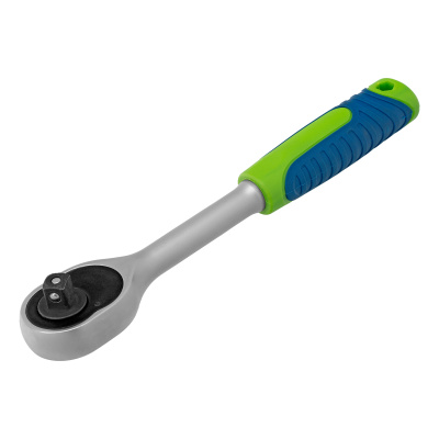 Ключ-трещотка 3/8", 45 зубьев, с быстрым сбросом, матовый хром Сибртех купить в Москве с доставкой по всей России | ProtosMarket.ru