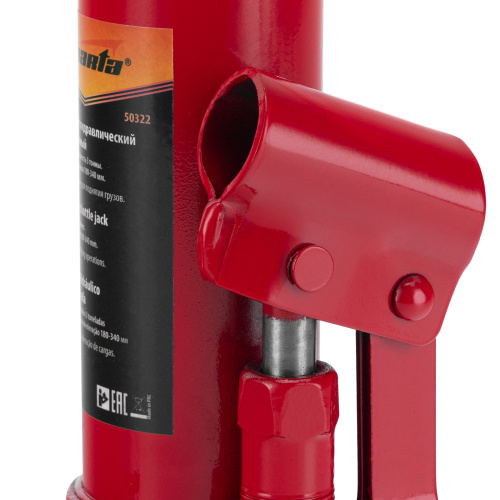Домкрат гидравлический бутылочный, 3т, h подъема 180-340 мм Sparta по ценам производителя в Санкт-Петербурге с доставкой по всей России