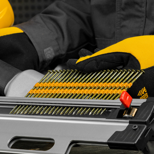 Гвозди для пнев. нейлера (крашен.) длина - 90 мм, диам. - 3,05 мм, 2000 шт. Denzel купить в Москве с доставкой по всей России | ProtosMarket.ru