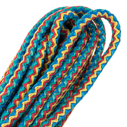 Шнур вязаный полипропиленовый с серд."Радуга", 8 мм, L 20 м, Сибртех по ценам производителя в Санкт-Петербурге с доставкой по всей России