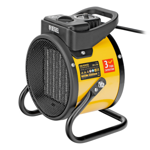 Тепловая пушка, керамический нагреватель (тепловентилятор) DHC 2-100, 230 В, 0.025/1/2 кВт Denzel по ценам производителя в Санкт-Петербурге с доставкой по всей России